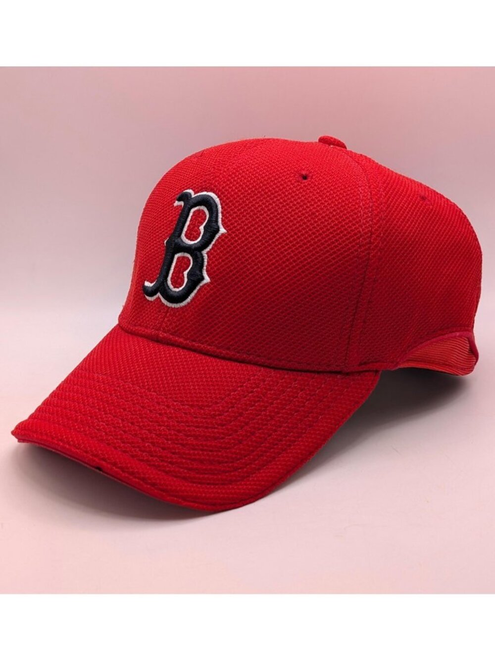 Boston Red Sox New Era Hat Cap Fitted M/L Red MLB Baseball Batting Practice Sock